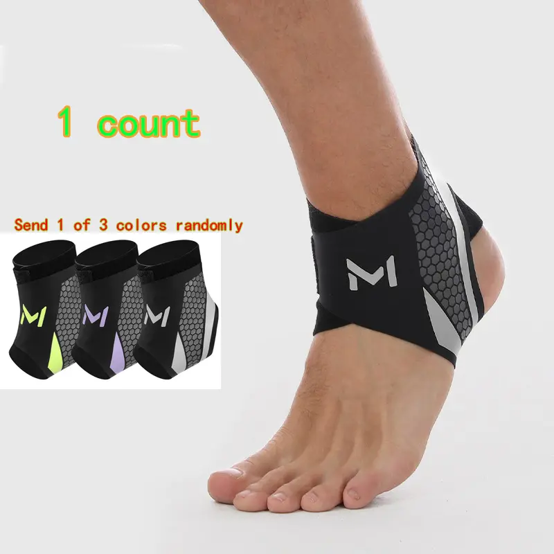 Professional Sports Ankle Brace, Anti-Twist Ankle Support, Ankle Compression Sleeve, Ankle Compression Cuff, Foot Supports, Breathable Non-Slip Protection, Ideal for Running and Fitness