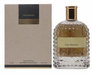 Luxury Amber Woody Eau De Parfum for Men – Warm Vanilla, Hazelnut & Leather Inspired Fragrance – Long Lasting Masculine Scent 100ML