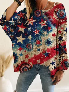Spring Summer Women's Knit Top, One-Shoulder Batwing Sleeve, Hollow Out Design, Long Sleeve, Casual Elegant, Bikini Cover-Up
