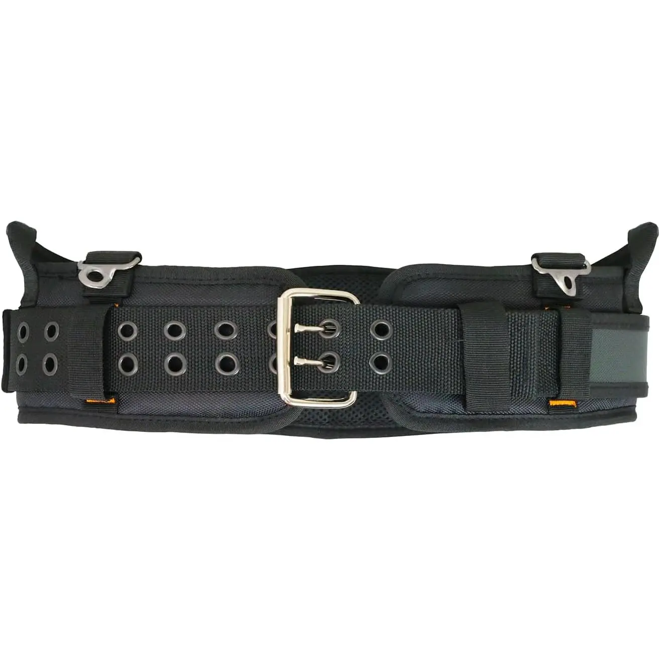 WOLF WTH2110 Ballistic Padded Tool Work Belt| Compatible w/Pouches, Holsters & 4-Point Suspenders| Body Waist Lightweight Breathable| Contractors Handyman| Tongue