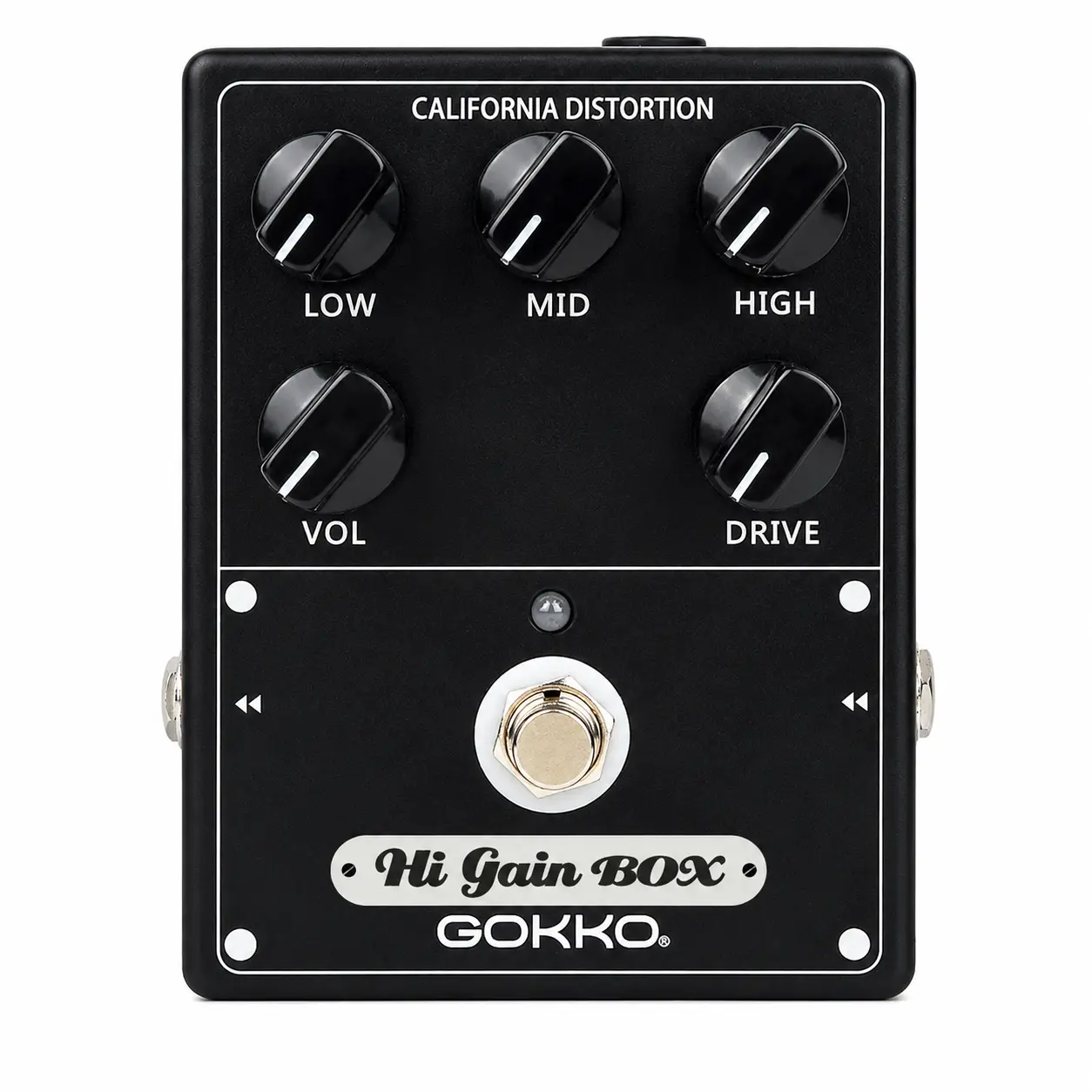 GK-34 Analog High-Gain Distortion Pedal for Electric Guitar, 5-Knob EQ