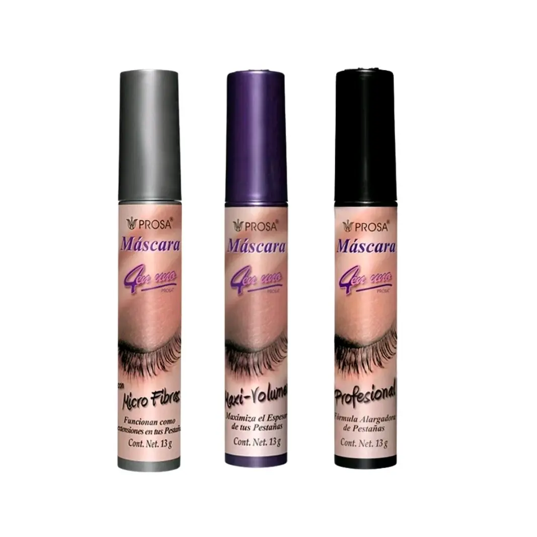 Prosa Mexican Mascara - Professional Formula for Longer Looking Lashes 10ml Smooth Application & Long Lasting Wear Makeup Cosmetic