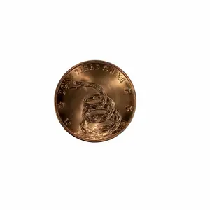 1 oz Copper Round, "Don’t Tread on Me" Design Collectible Coin