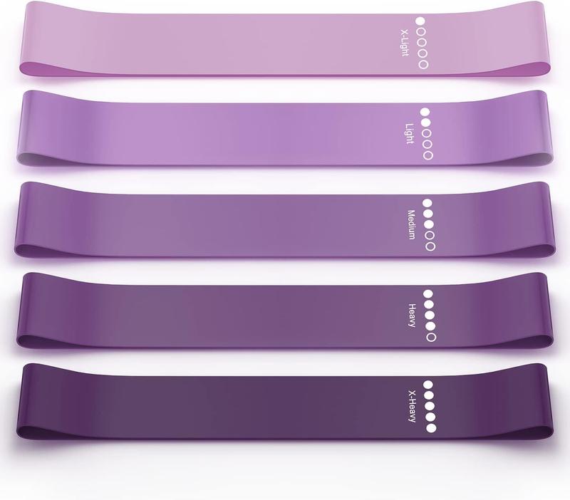 Resistance Bands for Working Out, Elastic Exercice Loop Bands for Physical Therapy, Yoga Starter Set of Stretch Bands for Booty Legs, Pilates Flexbands Renoj