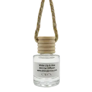 White Lily & Aloe Non-Toxic Car Diffusers