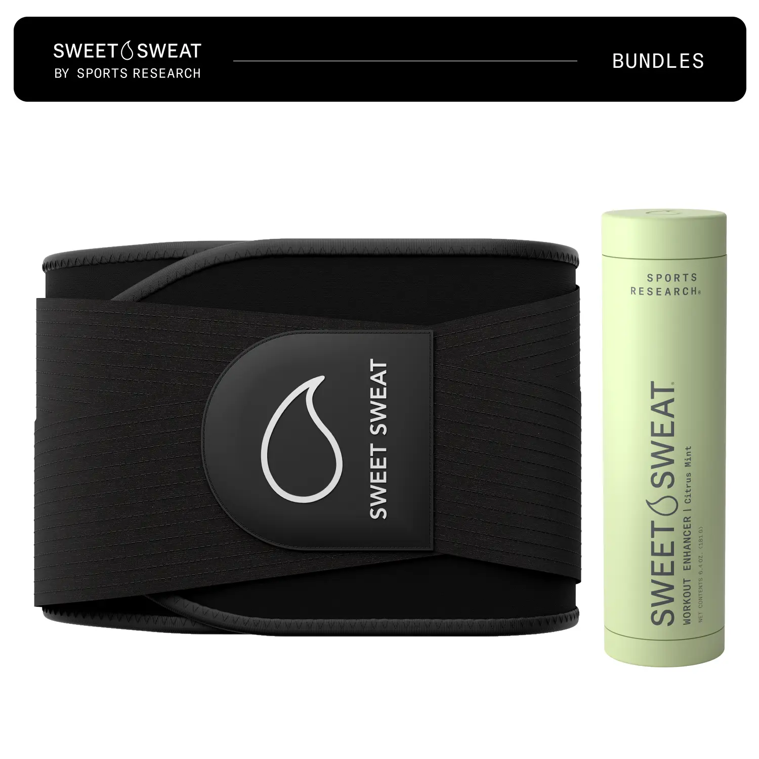 Sweet Sweat Gel Citrus (6.4oz) + Pro Series Waist Trimmer Bundle Sweet Sweat Gel Citrus (6.4oz) + Pro Series Waist Trimmer Bundle