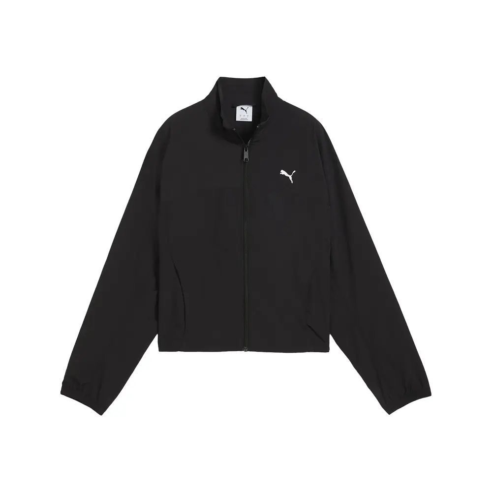 PUMA Womens Dare To Oversized Zip Off Woven Jacket Athletic Outerwear Casual - Black PUMA Womens Dare To Oversized Zip Off Woven Jacket Athletic Outerwear Casual - Black