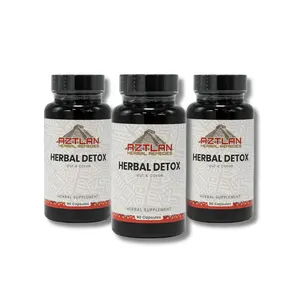 60 Days Herbal Detox with Cascara Sagrada Capsules – Natural Cleanse & Digestive Support Supplement