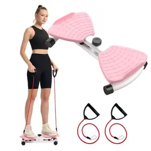 Portable Waist Twist Machine with 300LBS Load Capacity, Abdominal Core Training Board for Women, Home Gym Aerobic & Cardio Workout Gear