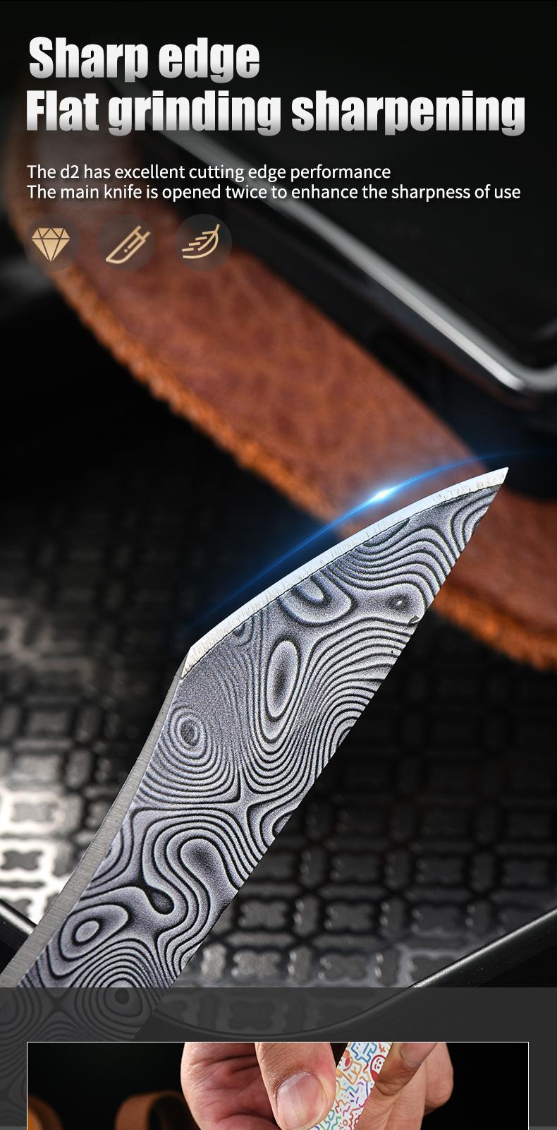 Portable keychain pocket knife, multi-functional outdoor tool, suitable for gardening, camping and DIY projects. Collectible | Commemorative knife