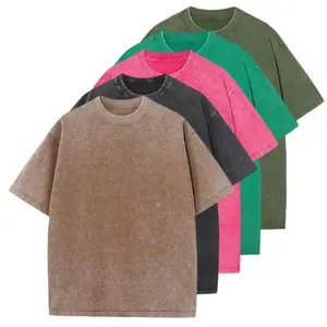 Women 5 Pack Vintage T Shirts 100% Cotton Short Sleeve Tops for Work or the Everyday Ideal Ladies' Tees Need for Downtime Crew Neck Loose Fit Workout Gym Streetwear Shirts Basic Oversize Womenswear