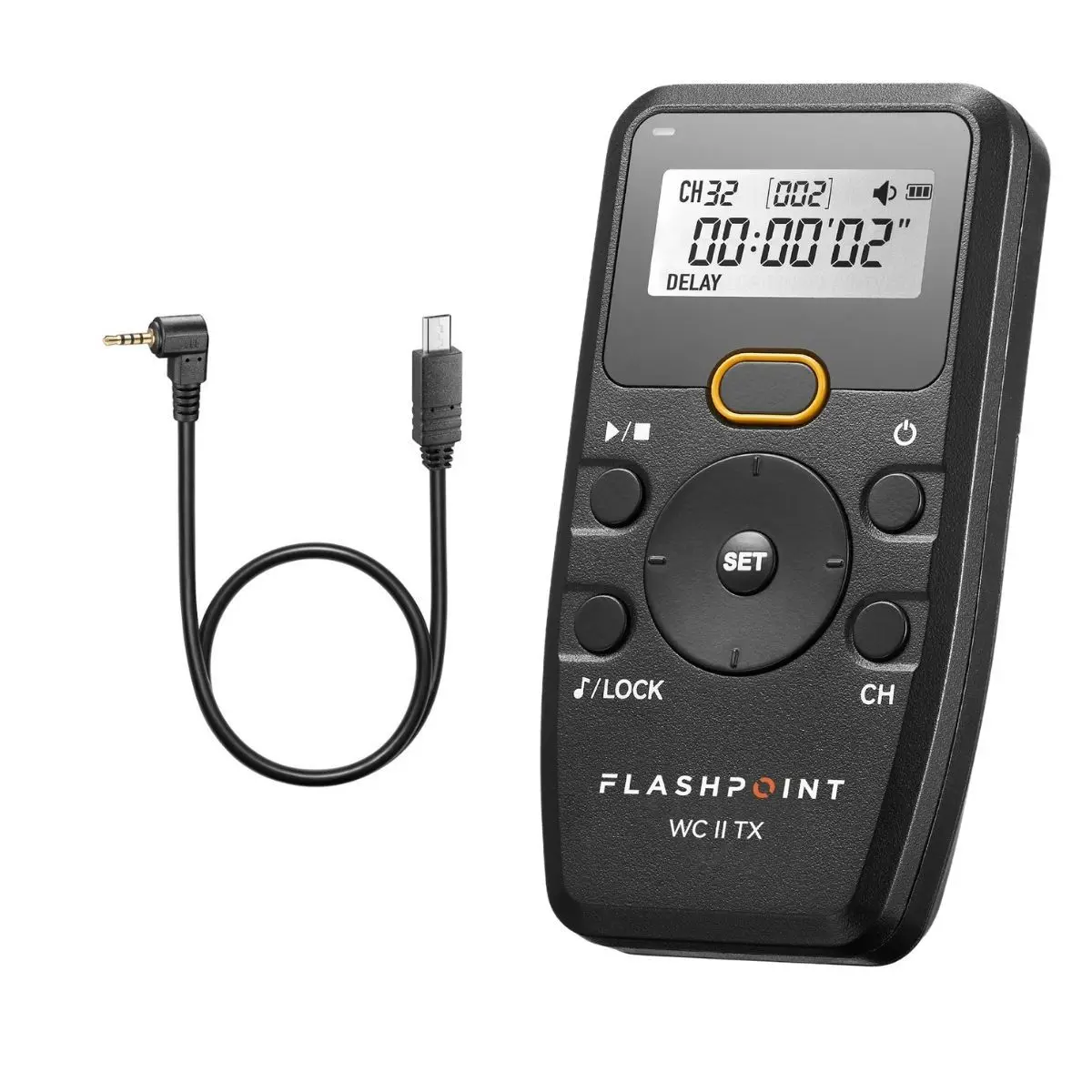 Flashpoint Wave Commander II Remote Shutter Release Transmitter with Cable for Sony Multi-Terminal, Godox TR-S1