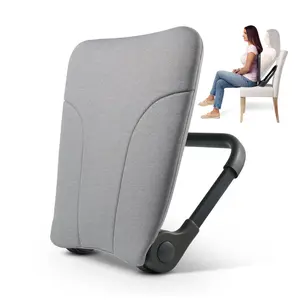 Ready Rocker + Deluxe Cover – Modern Ergonomic Rocker for Relaxation, Wellness, Posture & Back Support | Portable & Collapsible | SLATE | Adult Size