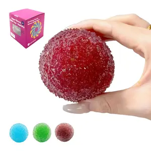 Echo Studio-Handmade Crystal Mochi Ball Soft Rubber Toy, squishy texture set, great for stress relief, ideal gift, brings summer vibe, Squishies Toys, Stress Ball