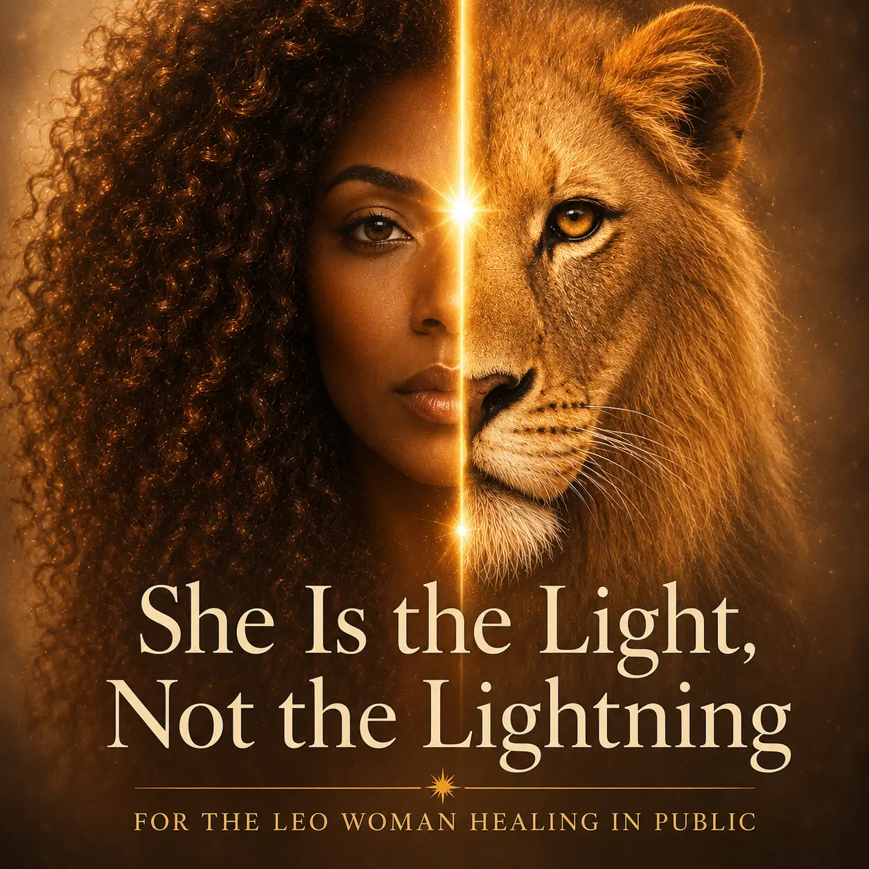 She Is the Light, Not the Lightning: Self-Discovery Book for Leo Women & Astrology Lovers