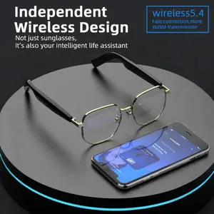 Smart glasses, cycling music glasses, multifunctional wireless glasses with rechargeable high-fidelity sound quality smart glasses, unisex smart sunglasses suitable for both men and women, wearable devices, innovative sports glasses bluetooth
