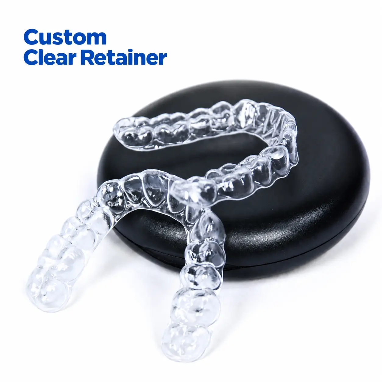 Custom Clear Retainer for Upper & Lower Teeth – Slim Transparent Teeth Retainer for Day & Night Wear, BPA-Free Personalized Design AbutmentXpress