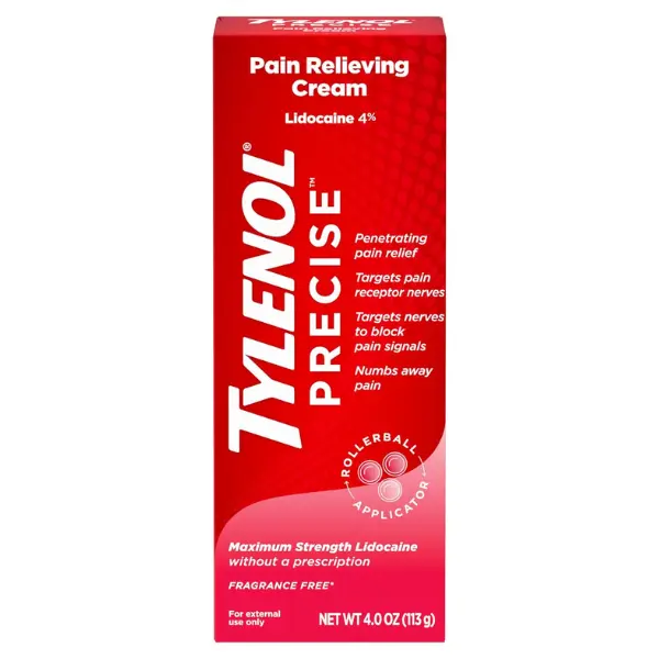 Tylenol Precise Pain Relieving Cream 4oz (Non-Sensate)