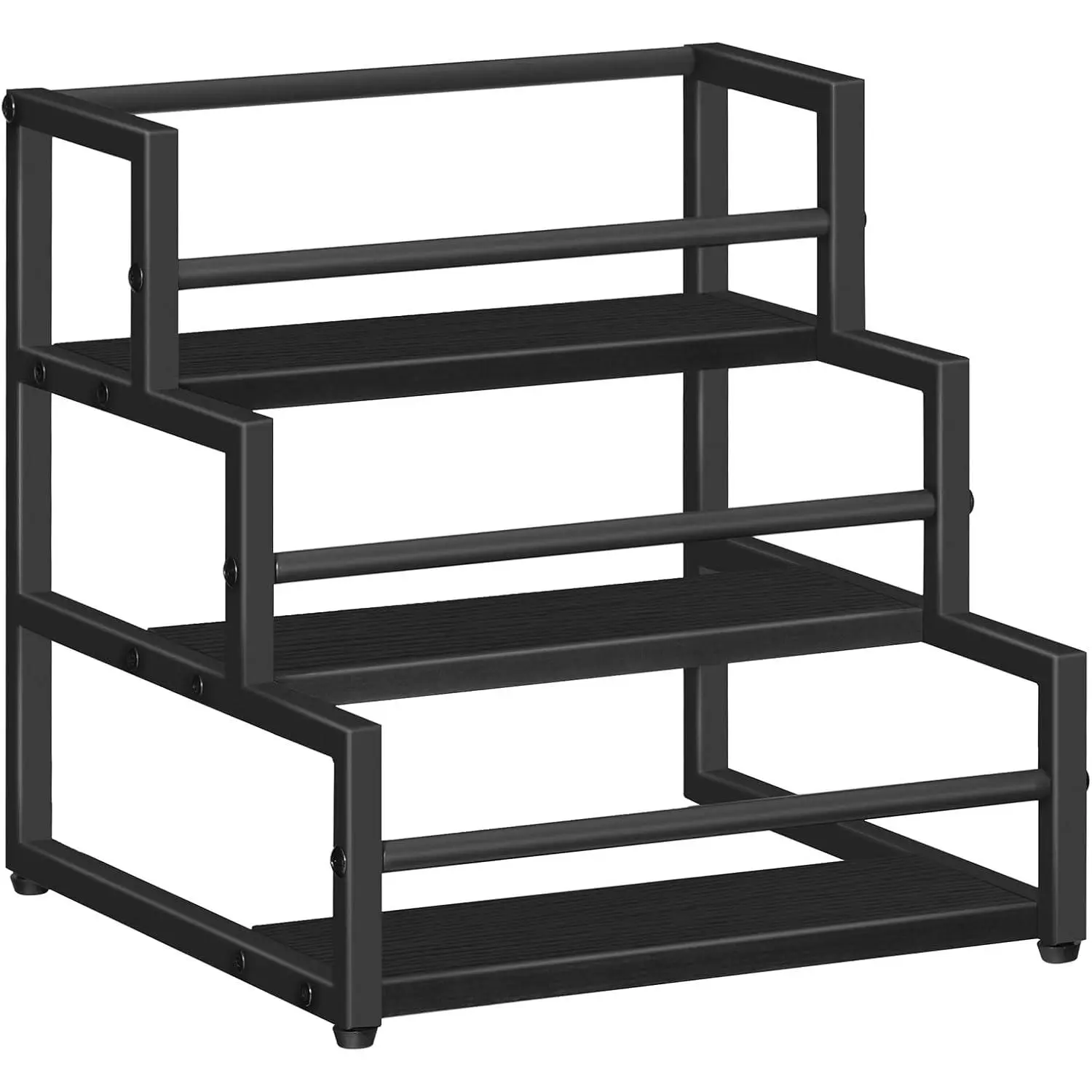 Coffee Syrup Rack Organizer, 3-Tier 12-Bottle Syrup Holder Stand for Coffee Bar,  Rack Countertop Storage Rack for Syrup, , for Kitchen Coffee Station, Black BB38JJ01