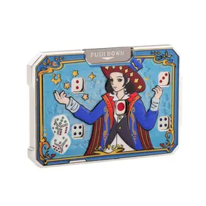 Full Metal Dice, Card Game Edc Toy, Hand Press Stress Relief Toy, Boy's Stress Relief Gift, Birthday Present, Unboxing Toy