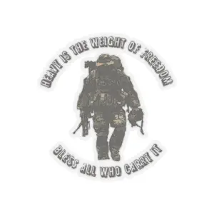 Military Tribute Sticker, Soldier Marine Decal, Patriotic Gift