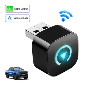 2026 Wireless CarPlay Adapter for iphone ＆Android Small Size, (New Update) Plug and Play, Fast and Stable Connection Wireless Adapter for CarPlay＆Android usb carplay adapter,Voice Control, Automobile Adapter, Universal Car Adapter