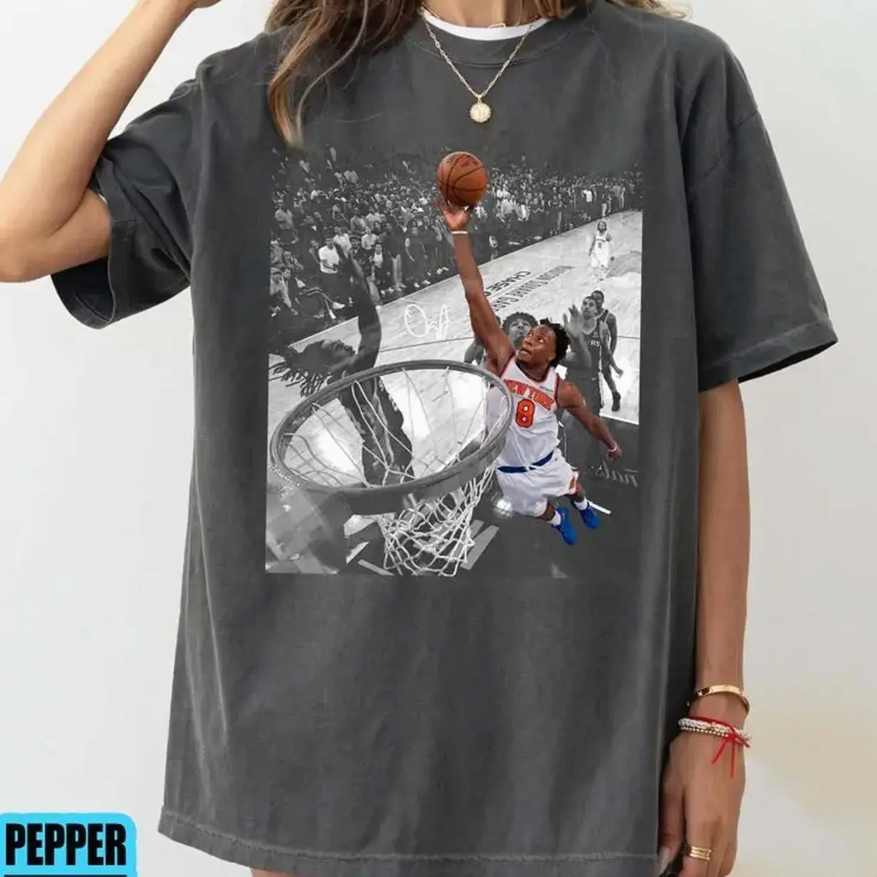 OG Anunoby Putback Comfort Colors Shirt, New York Basketball Fan Tee, Sports Fan Graphic T-Shirt B9C