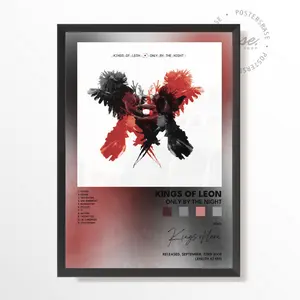 DICH - kingsofleonOnlyByTheNightposter Poster - Unframed #650