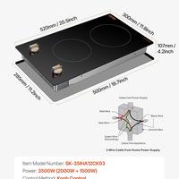 2 Burner --3500W 【 12 inch】