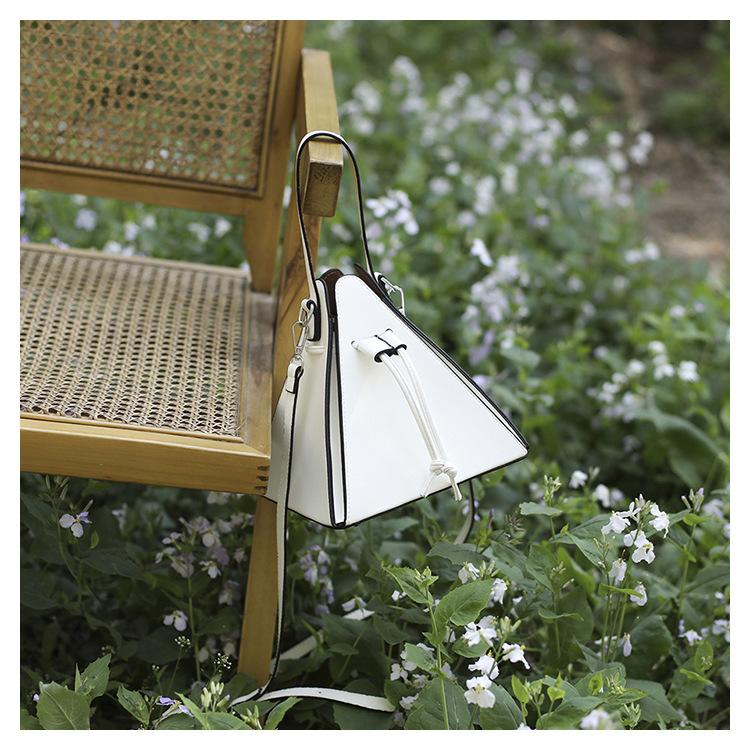 Retro Handheld Triangle Bag 2026 New Niche Design Trendy Women's Bag Ins Single Shoulder Crossbody Bag