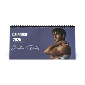 Jonathan Bailey 2025 Desk Calendar | Bridgerton Anthony Calendar | Monthly Planner | Kate & Anthony Romance | TV Show Gift | Fan Collection
