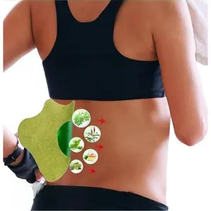 48 PCS Lumbar Patch Heated Patch Natural Artemisia Absinthium Extract Patch 8 hours long lasting deep heat soothing for lumbar spine, neck and shoulders