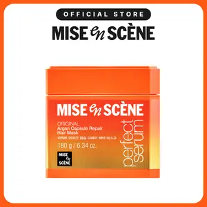 Perfect Argan Capsule Repair Hair Mask (6.34 oz / 180 g) | Mise En Scène | Korean Hair Mask for Damaged & Dry Hair, Intensive Repair, Shine & Smoothness, Home Care Treatment