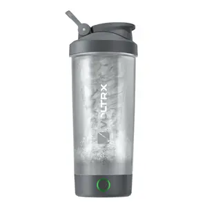 VOLTRX Protein Shaker Bottle, Merger USB C Rechargeable Electric Protein Shake Mixer, Shaker Cups for Protein Shakes and Meal Replacement Shakes, BPA Free, 24oz