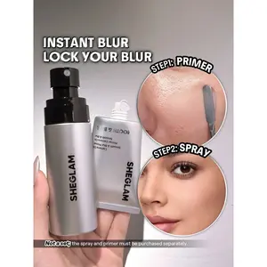 SHEGLAM Camera On Blurring Waterproof Setting Spray Long Lasting Makeup Fixing Spray Oil Control Sweat Proof Smudge Proof Lightweight Fine Mist Soft Focus Matte Finish Face