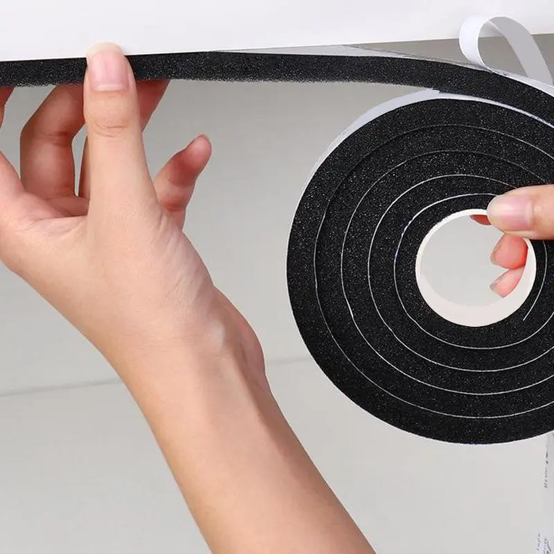 Foam Window Sealing Strip, Windproof Sound-proof Door Strip, Dust-proof Self-adhesive Tape, Door Seam Sealing Strip, Draft Stopper, Door Draft Blocker