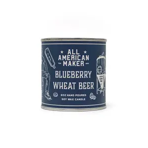 Blueberry Wheat Beer Candle