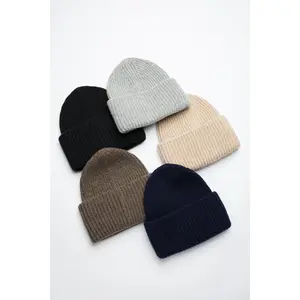 100% Merino Wool Beanie Hat