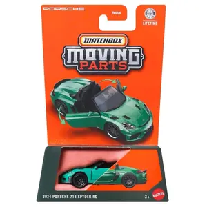 Matchbox - Moving Parts Porsche 718 Spyder RS Green