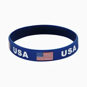 1pc Usa Spain Mexico World Cup Support Bracelet, Soft Skin-Friendly, Portable, High Durability, Fashionable, Ideal for Sports Events