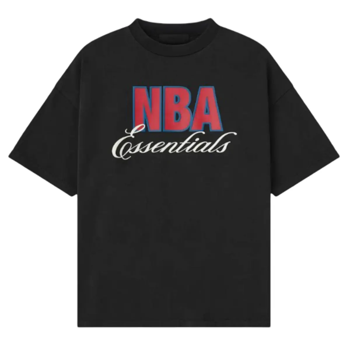Fear of God Essentials NBA 90's Tee Black Men's Fashion Tops New
