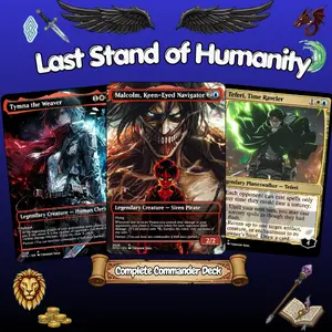 Last Stand of Humanity  MTG Anime Commander Deck | 100 Card EDH Proxy - Proxy EDH