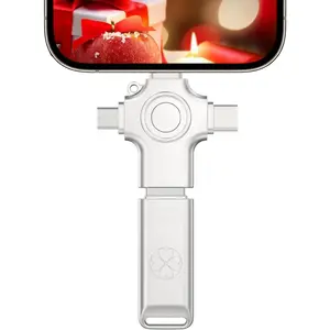 128GB 4in1 Photo Stick for  Flash Drive,USB Memory Stick Flash Drive for /iPad/Android/PC/, External USB C Storage Thumb Drive for  Photo/Video/Contacts Backup
