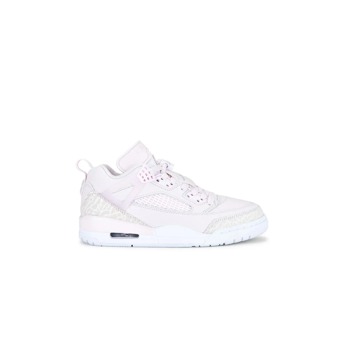 Jordan Spizike Low Sneaker in Pearl Pink, Wolf Grey & Sail
