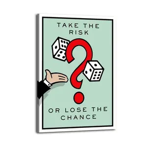 Classic Cartoon Time Is Mone Canvas Aesthetic For The Bedroom Wall Sitting Room Dormitory Wall Office Wall Poster Decorative Painting Canvas Wall Money