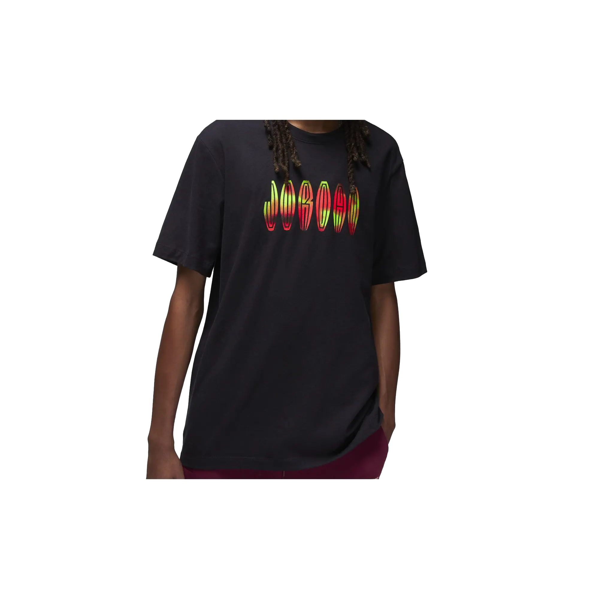 Air Jordan Flight Mvp T-Shirt "Black / Infrared 23 / Canyon Gold / Sail" DQ7366 011