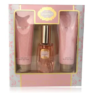 Chantilly 3 Pcs Set For Women: 2 Oz Eau De Toilette Spray + 4 Oz Body Lotion + 4 Oz Body Wash