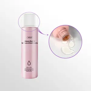 VGO Skin Care Body Oil - 120ml Hydrating Formula with Argan & Chamomile for Scars Stretch Marks Dry Damaged Skin Repair Gentle Non Comedogenic