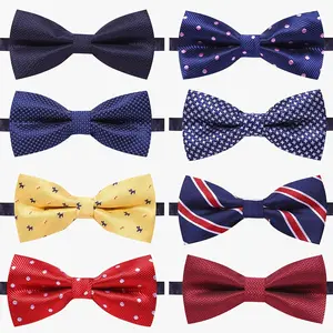 CottonQ8pcs Colorful Elegant Adjustable Bow Ties For Men, Ideal Choice For Giftso