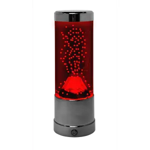 Volcano Mood Lamp With Metallic Base - Captivating Lava-Like Glow!